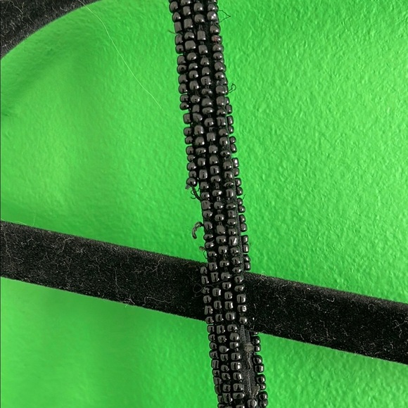 Vintage 90s/80s Sténay Handbeaded Silk Party Dress - Picture 5 of 8